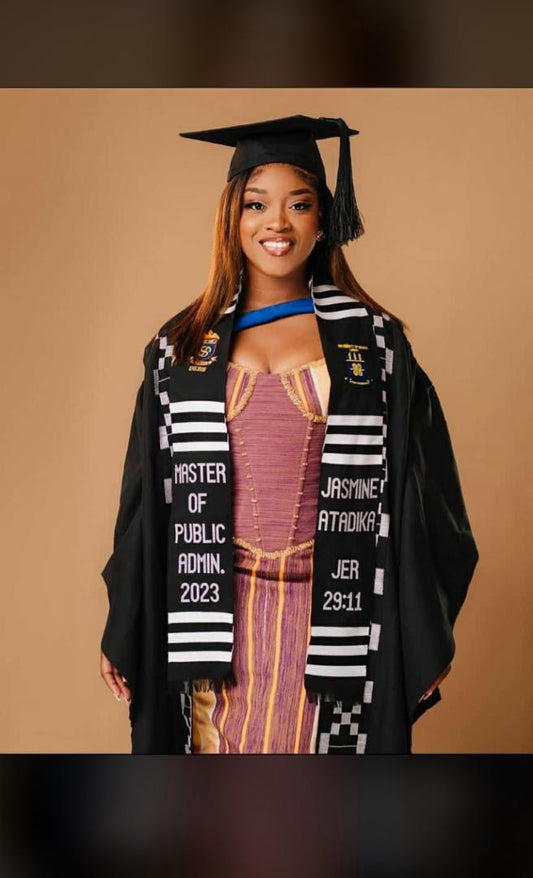 Custom Kente Graduation Stoles